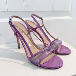 NEW Stuart Weitzman Mondrian 100 Sandal in Amatista / Wisteria